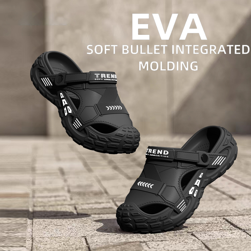 Baby Gate Stairs - Zapatos tipo zuecos para hombre, transpirables,