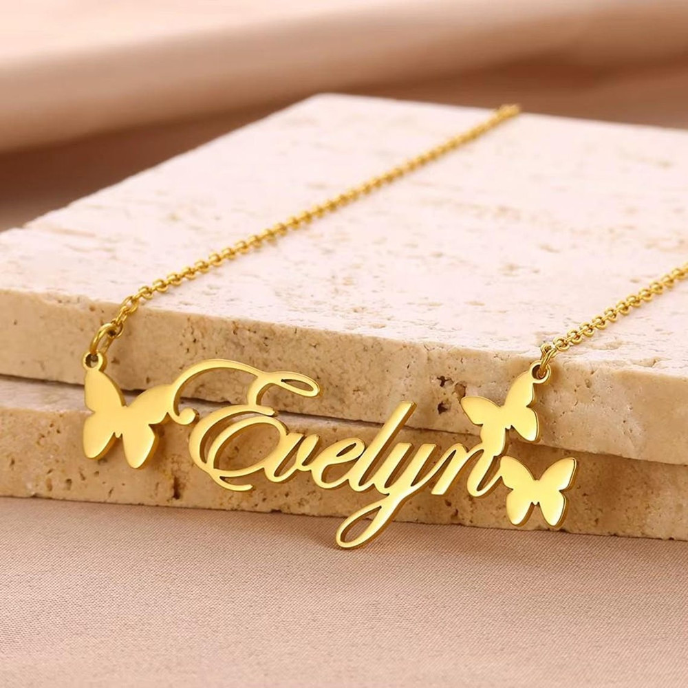 Baby Products Trending - Collar con nombre personalizado, joyería personalizada,