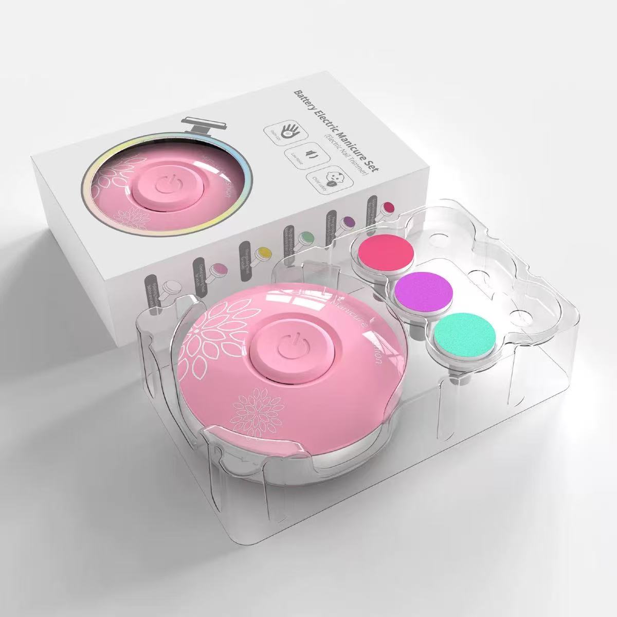 Baby Products Kit Set - Cortauñas eléctrico para niños, herramienta pulidora