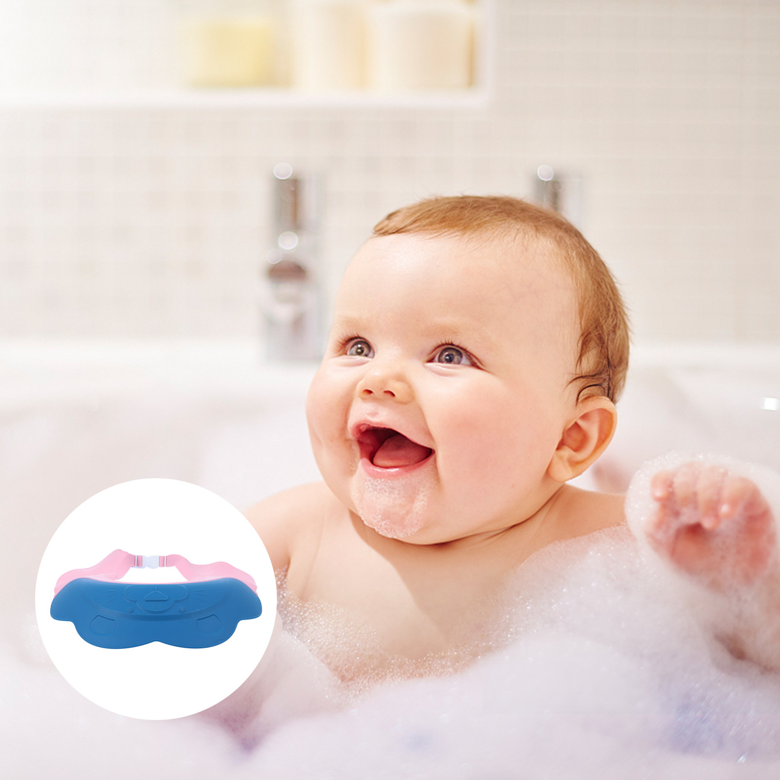 Infant Head Protector - Protector de baño para bebés, gorro