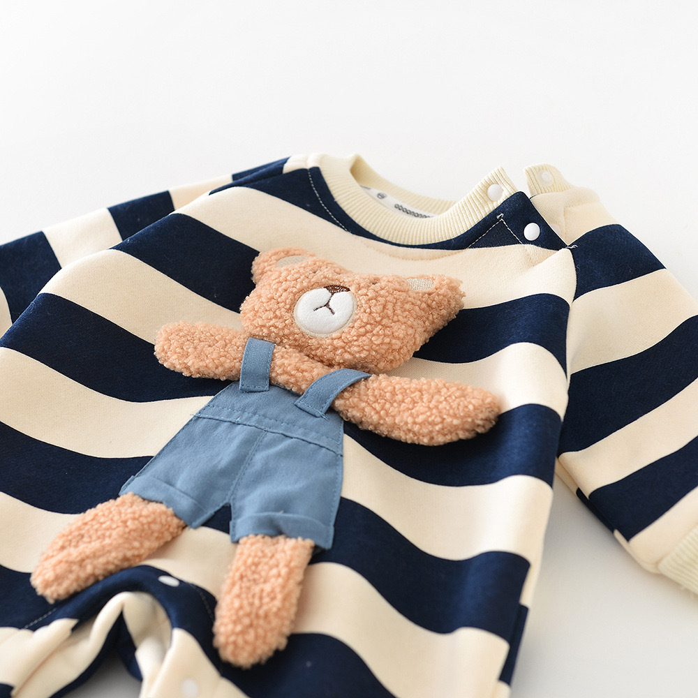 Mameluco de manga larga a raya - Baby Products Trending reseña y precio