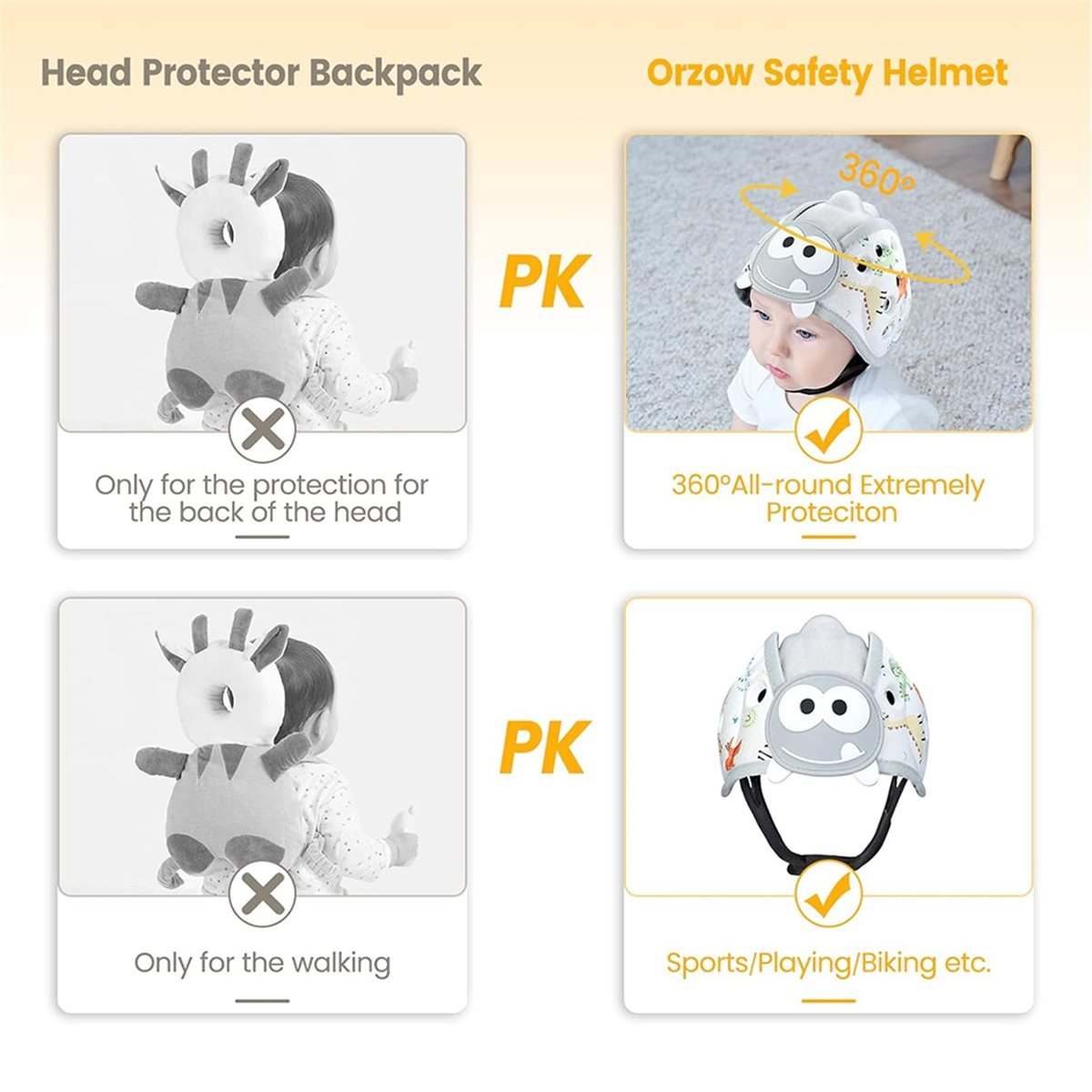 Protector de Cabeza para Bebé  - Infant Head Protector reseña y precio