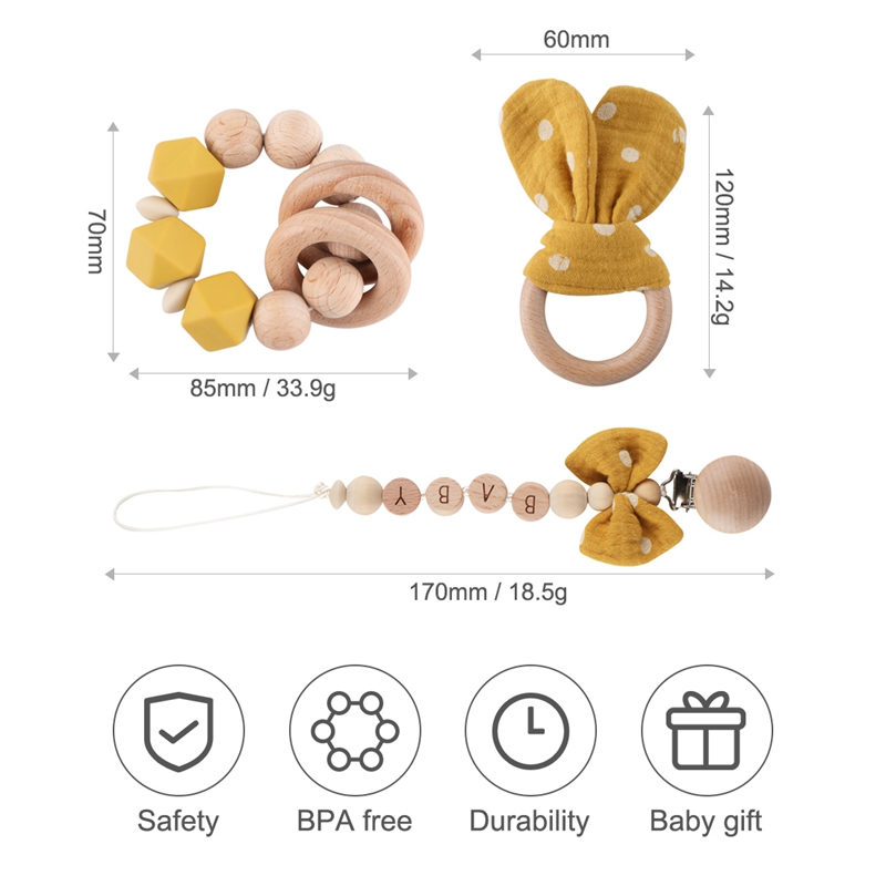 Anillo de madera con sonajero  - Baby Products Pictures reseña y precio
